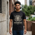 Lion Emblem T-Shirt — 'Highwear' Vintage Lion Graphic Tee