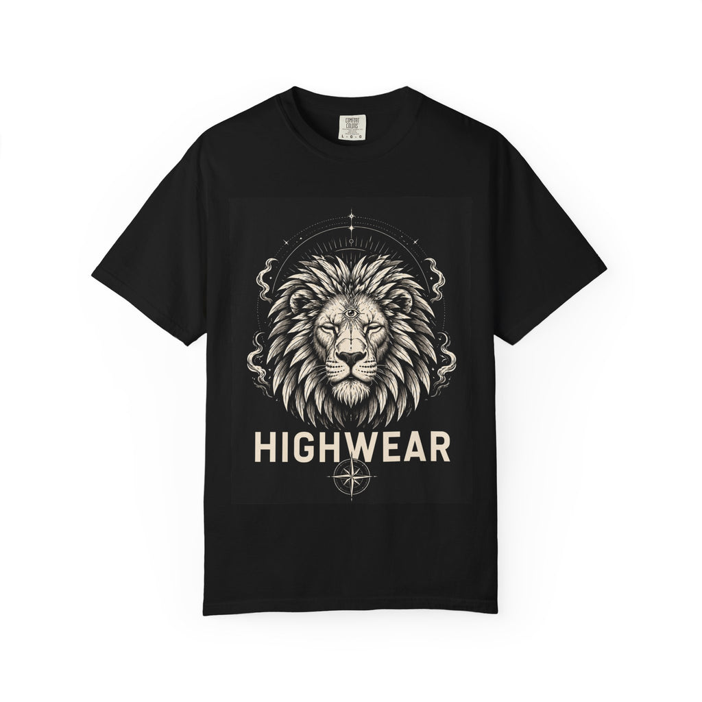 Lion Emblem T-Shirt — 'Highwear' Vintage Lion Graphic Tee