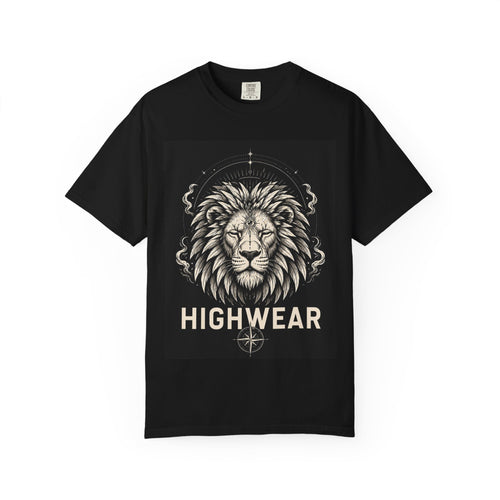 Lion Emblem T-Shirt — 'Highwear' Vintage Lion Graphic Tee